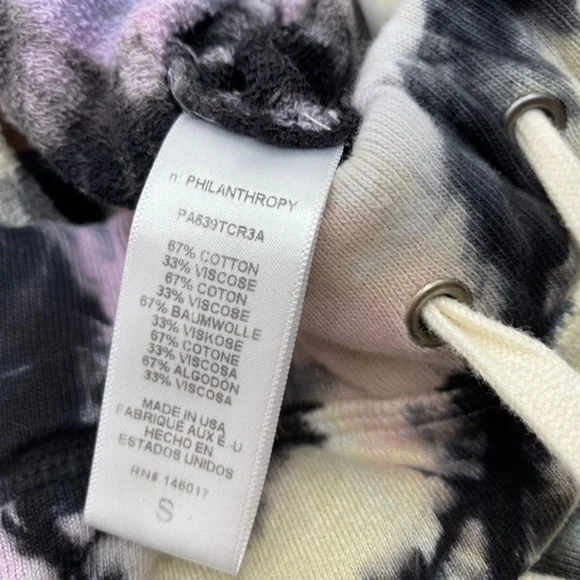 N:Philanthropy Revolve Night Tie Dye Joggers Sweatpants NWT